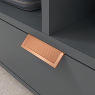 Gabinete Organizador para Banheiro com Rodízios e Design Cobreado Moderno - imagem 5