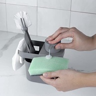 Dispenser de Detergente Trium OU DT 550 PTF 650ml - Organizador Moderno para Banheiro e Cozinha - imagem 5