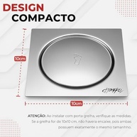 Ralos Click Inteligente 2 Unidades - Pop Up Aço Inox para Banheiro e Lavabo - imagem 3