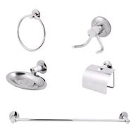 Kit Banheiro 5 Peças em Aço Inox Cromado - Design Moderno e Durável - imagem 1