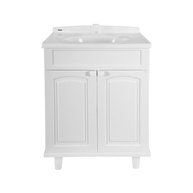 Gabinete para Banheiro com Lavatório Astra Clássica em Plástico Branco - Design Moderno e Funcional - imagem 1