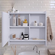 Armário com Espelho e Porta-Toalhas para Banheiro Genova - Design Moderno e Funcionalidade - imagem 5