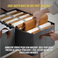Kit 4 Cestos Organizadores Impermeáveis 25L com Alça - Solução Prática para Armários e Banheiros - imagem 5