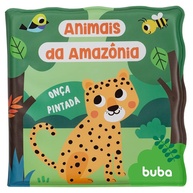 Buba Kit Livrinho de Banho - Animais da Amazônia | Diversão e Aprendizado no Banho para Bebês - imagem 1