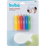 Buba Risque e Apague com Esponja Colorido - Diversão Criativa no Banho - imagem 5