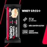Barra YoPRO Sabor Morango com Chocolate Branco - Nutrata Display C/ 12 Barras de 40g - imagem 1