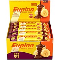 Barra Supino Zero Banana c/ Chocolate - Banana Brasil (20x24g) - imagem 3