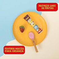 Barra Fruta Banana Kids Minions Morango 20un - imagem 1
