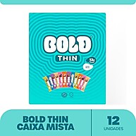 BOLD Snacks Thin: Barra Proteína 12g (Caixa 12) - imagem 1