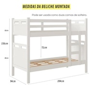Beliche Barreto Vira Duas Camas com 2 Colchões D33 Gold - Solução Inteligente para Espaço e Conforto - imagem 3