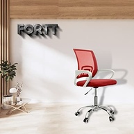Cadeira de Escritório Secretária com Rodinhas e Base Cromada - Conforto e Estilo para seu Ambiente - imagem 3