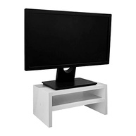 Base Suporte para Monitor em Madeira Branca - Organize sua Mesa com Estilo e Conforto - imagem 3