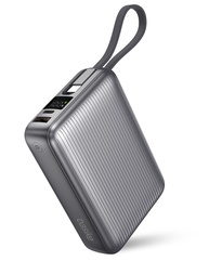 Basike Power Bank 20000mAh 45W: Carregador Portátil Rápido com Cabo USB-C Integrado para iPhone e Samsung - imagem 1