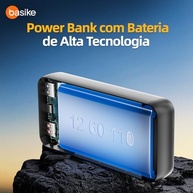 Power Bank Basike 20000mAh: Carregador Portátil Rápido com 2 Saídas USB-A e Tipo-C (até 22.5W) e Display LED - imagem 5