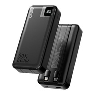 Basike Power Bank 20000mAh: Carregador Portátil Universal Rápido com 2 Cabos Integrados (USB-C/Lightning) e Display LED - imagem 2