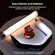 Ulanzi UA20: Bastão de Luz LED Inflável 20W Bi-Color para Criadores de Conteúdo - imagem 3