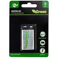Bateria 9V Green: Energia Confiável para Seus Dispositivos 🔋 - imagem 1