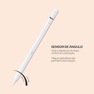 Caneta Pencil PRO WB para iPad: Precisão, Conexão Magnética e Display de Bateria | Cinza - imagem 4