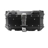 Baú de Moto Alumínio 28L-45L: Resistente, Impermeável e Seguro | Porta-Malas Top Case - imagem 2