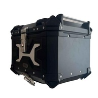 Baú Bauleto Alumínio Preto 45L Universal para Moto BMW, Bajaj, Honda, Yamaha - imagem 4