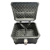 Bauleto Amolfado Preto 45L Alumínio Universal - Honda, Yamaha, Bajaj, BMW - imagem 4