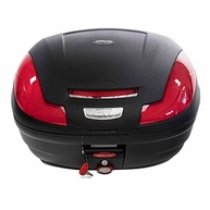 Bauleto Givi E470 Monolock 47L Vermelho: Máximo Espaço e Segurança para Sua Moto - imagem 5
