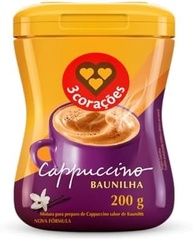 3 Corações Cappuccino Sabor Baunilha, 200g - imagem 4