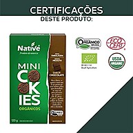 Cookie Baunilha Orgânico Native: 8x40g Delícia Natural - imagem 3