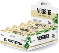Hart's Natural Barra de Proteína Vegana 70g, Coco, Baunilha e Chocolate Amargo, 100% Natural, 20g de Proteína Vegetal, Sem Glúten, Sem Lactose, Snack Saudável Plant-Based com Energia Solar (12 unidades) - imagem 2