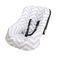 Capa Bebê Conforto Biramar Baby Ajustável Chevron Cinza - Conforto e Segurança - imagem 2