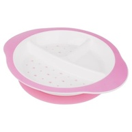 Pimpolho Prato com Divisória e Ventosa Rosa - Organização e Segurança na Alimentação do Bebê - imagem 2