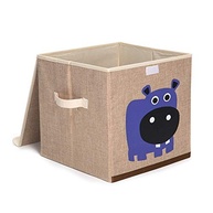 Caixa Organizadora Infantil com Estampa de Hipopótamo - DOLCE HOME para Quarto de Bebê e Criança - imagem 4
