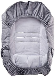 Capa Bebê Conforto Ajustável Malha Cinza Mescla Biramar Baby - Conforto e Segurança - imagem 3