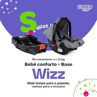 Bebê Conforto Cosco Kids Wizz Cinza Mescla: Segurança e Conforto do Nascimento aos 13kg - imagem 4