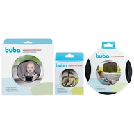 Kit Essencial Bebê: Espelho Retrovisor + Protetor Solar Buba para Segurança e Conforto no Carro - imagem 1