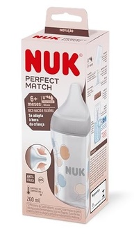 Mamadeira NUK Perfect Match com Controle de Temperatura 260ml - Segurança e Conforto para Bebês - imagem 3