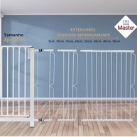 Grade de Segurança para Porta - Proteção Confiável para Bebês e Pets | Vãos 101cm a 105cm - imagem 5