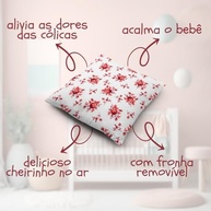 Bolsa Térmica Samani para Cólica de Bebês - Estampa Flores Encanto | Alívio Natural e Conforto - imagem 4