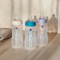 MAM Baby Easy Active 330ml - Mamadeira Ergonômica com Bico Skinsoft Azul para Bebês 4+ Meses - imagem 4