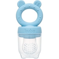 Porta-Frutinhas em Silicone Ursinho Azul - Seguro e Prático para Bebês - imagem 2