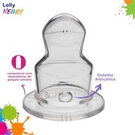 Lolly Bico Mamadeira O T2 Transparente - Seguro, Livre de BPA, Ideal para Bebês - imagem 5