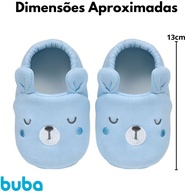 Pantufa Infantil Urso Azul Buba: Segurança e Conforto para Bebês - imagem 2