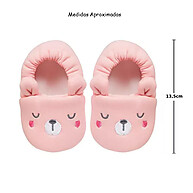 Pantufa Buba Ursinho Rosa 18 a 24 Meses – Conforto e Estilo para Bebês - imagem 2