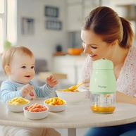 Processador de Alimentos para Bebês 300ml - Liquidificador Silencioso com 8 Lâminas de Aço Inox - imagem 3