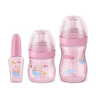 Kit Primeiros Passos Lillo Rosa - Mamadeiras Seguras e Práticas para Bebês - imagem 2