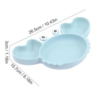 Pratinho Caranguejo com Divisória e Ventosa Silicone - Seguro e Divertido para Bebês - imagem 4