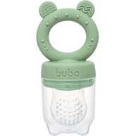Porta-Frutinhas Silicone Ursinho Verde - Seguro e Prático para Bebês - imagem 2