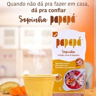 Papapa Kit 3 Unidades Sopinha Sabor Carne com Macarrão e Legumes 240g - Refeição Natural para Bebês - imagem 4