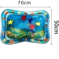 Tapete Inflável de Água Interativo para Bebês - Estimulação Sensorial com Peixinhos Coloridos - imagem 3