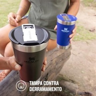 Stanley Copo Térmico 473ml - Mantenha Sua Bebida Gelada ou Quente por Horas - Tampa com Abridor e Design Ergonômico - imagem 3